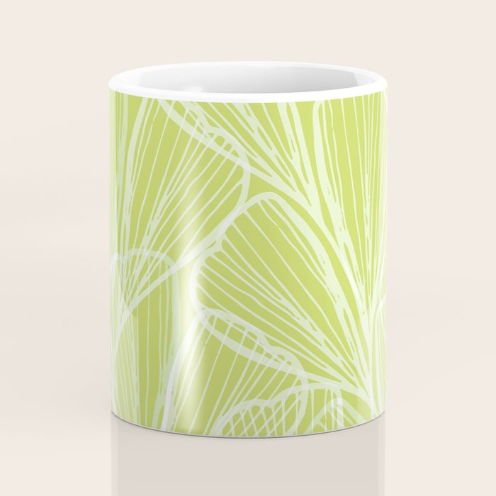Minimal Modern Green Tropical Abstract Coffee Mug Gallery Image 4