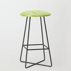 Minimal Modern Green Tropical Abstract Stool Gallery Image 1