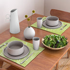 Minimal Modern Green Tropical Abstract Placemat Gallery Image 2