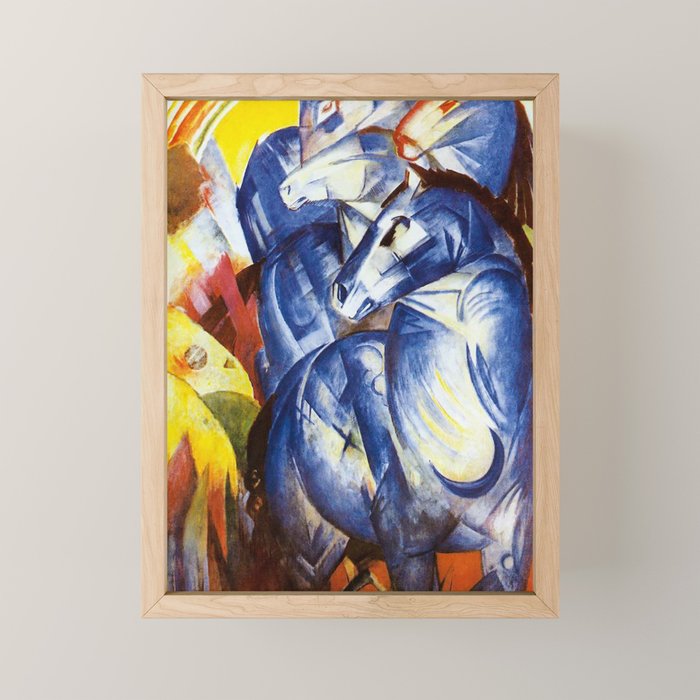 "The Tower of Blue Horses" by Franz Marc, 1913 Mini Art Print Gallery Image 1