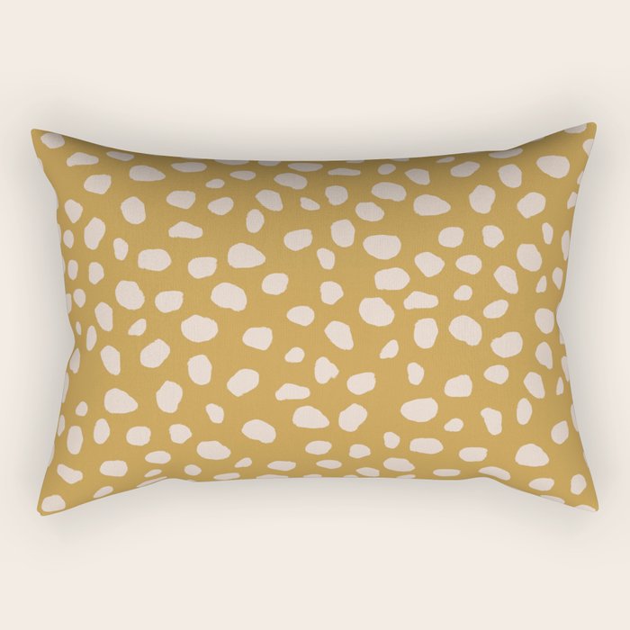 Jaguar | Yellow Rectangular Pillow Gallery Image 2
