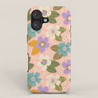 Joyful Bloom - Peach iPhone Case Gallery Image 1