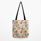 Joyful Bloom - Peach Tote Bag Gallery Image 2