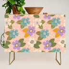 Joyful Bloom - Peach Credenza Gallery Image 1
