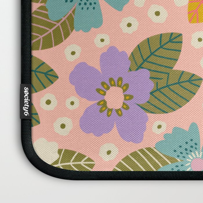Joyful Bloom - Peach Laptop Sleeve Gallery Image 3