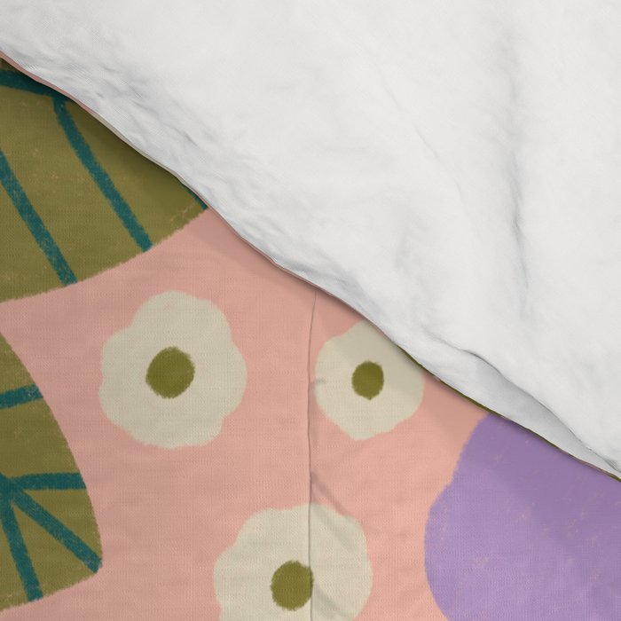 Joyful Bloom - Peach Comforter Gallery Image 4