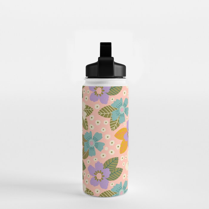 Joyful Bloom - Peach Water Bottle Gallery Image 2