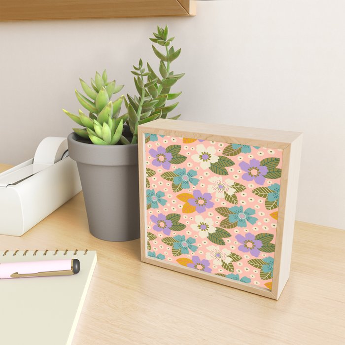 Joyful Bloom - Peach Mini Art Print Gallery Image 2