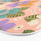 Joyful Bloom - Peach Bath Mat Gallery Image 3