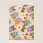 Joyful Bloom - Peach Stationery Card Gallery Image 2