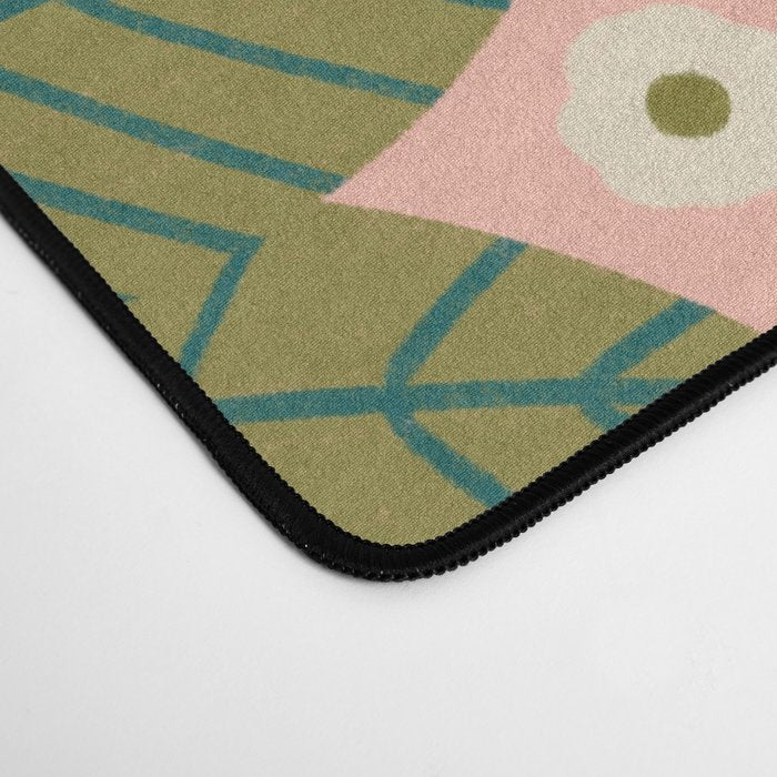 Joyful Bloom - Peach Desk Mat Gallery Image 4