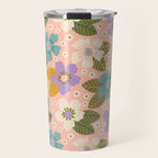 Joyful Bloom - Peach Travel Mug Gallery Image 1