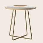 Abstract Landscape, Gold Sun Side Table Gallery Image 1