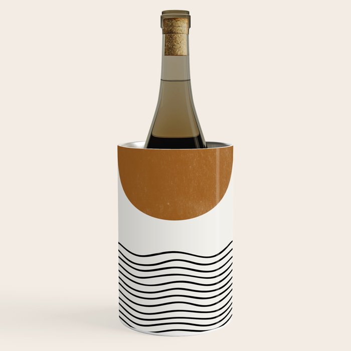 Abstract Landscape, Gold Sun Wine Chiller Gallery Image 1