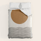 Abstract Landscape, Gold Sun Comforter Gallery Image 6