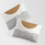 Abstract Landscape, Gold Sun Pillow Sham Gallery Image 3