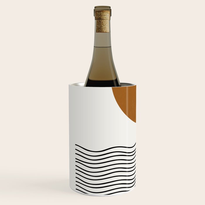 Abstract Landscape, Gold Sun Wine Chiller Gallery Image 2
