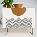 Abstract Landscape, Gold Sun Credenza Gallery Image 1