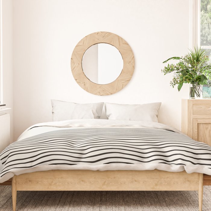 Abstract Landscape, Gold Sun Duvet Cover Gallery Image 3