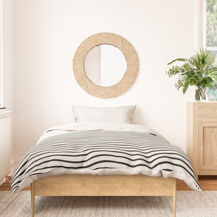 Abstract Landscape, Gold Sun Duvet Cover Gallery Image 3