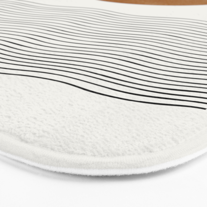 Abstract Landscape, Gold Sun Bath Mat Gallery Image 3