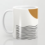 Abstract Landscape, Gold Sun Coffee Mug Gallery Image 3