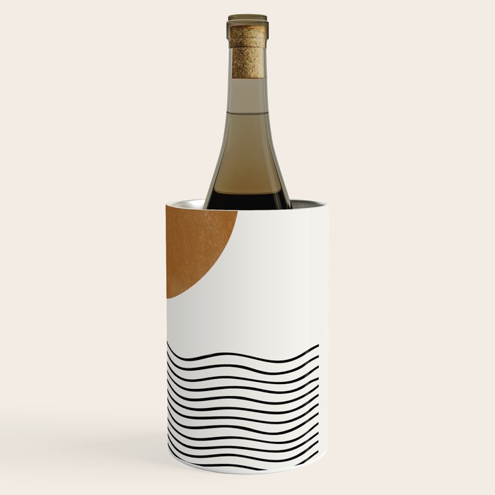 Abstract Landscape, Gold Sun Wine Chiller Gallery Image 3