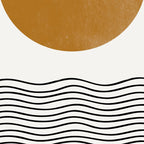 Abstract Landscape, Gold Sun Coffee Mug Gallery Image 2