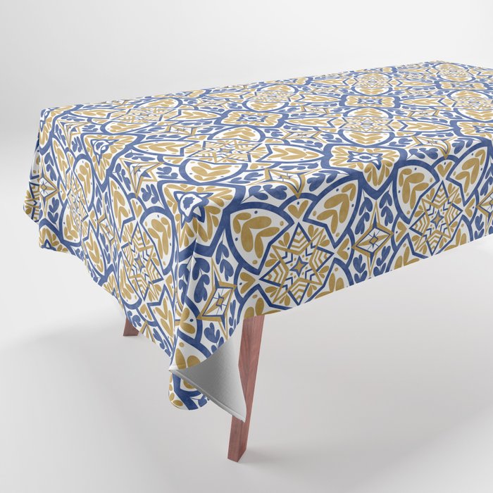 Intricate Ornamentals tiles NS Tablecloth Gallery Image 1