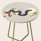 Snake and flowers 2 Side Table Gallery Image 2