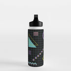 Memphis Pattern 4 - 80s Retro Water Bottle Gallery Image 3