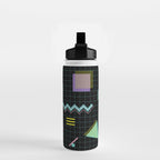 Memphis Pattern 4 - 80s Retro Water Bottle Gallery Image 2