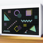 Memphis Pattern 4 - 80s Retro Wall Mural Gallery Image 2