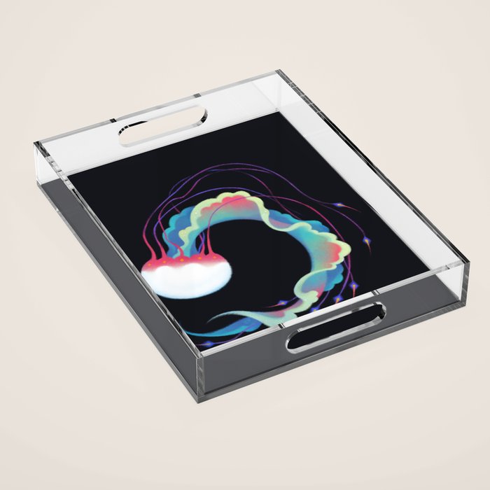 Jellyfish 3 Acrylic Tray Gallery Image 1