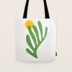 Green Leaf & Sun: Matisse Edition | Mid Century Series Tote Bag Gallery Image 1