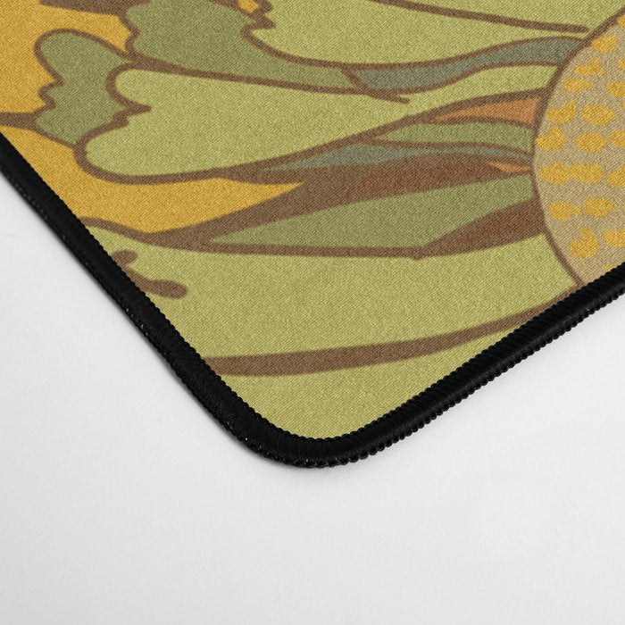 70s Retro Flower Power boho pattern Desk Mat Gallery Image 4