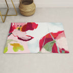 abstract floral bloom Rug Gallery Image 1