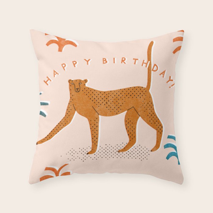 Happy Birthday! Throw Pillow Gallery Image 1