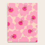 Orange And Pink Retro Floral Notebook Gallery Image 4