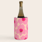 Orange And Pink Retro Floral Wine Chiller Gallery Image 1