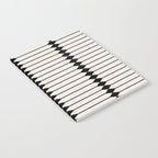 Minimal Geometric Pattern - Black Notebook Gallery Image 2