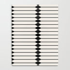 Minimal Geometric Pattern - Black Notebook Gallery Image 4
