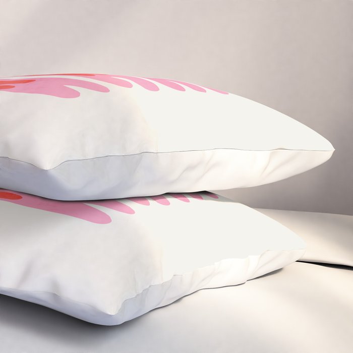 Tart & Amaranth: Wild Flower | Matisse Foliage Paper Cutouts Pillow Sham Gallery Image 3