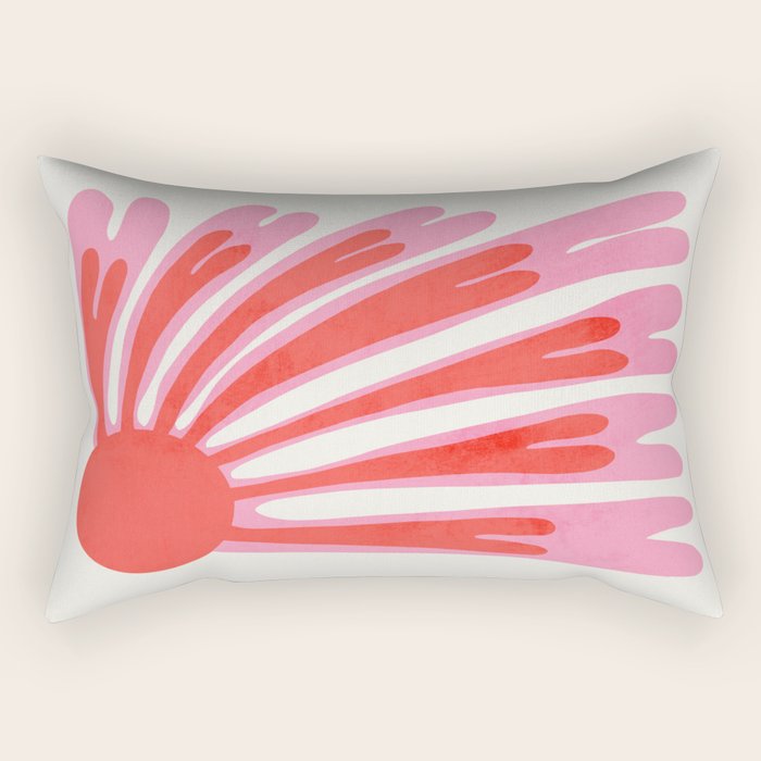 Tart & Amaranth: Wild Flower | Matisse Foliage Paper Cutouts Rectangular Pillow Gallery Image 2