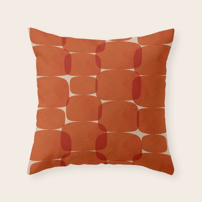 Abstraction_COLOR_ROCKS_Minimalism_003 Throw Pillow Gallery Image 1