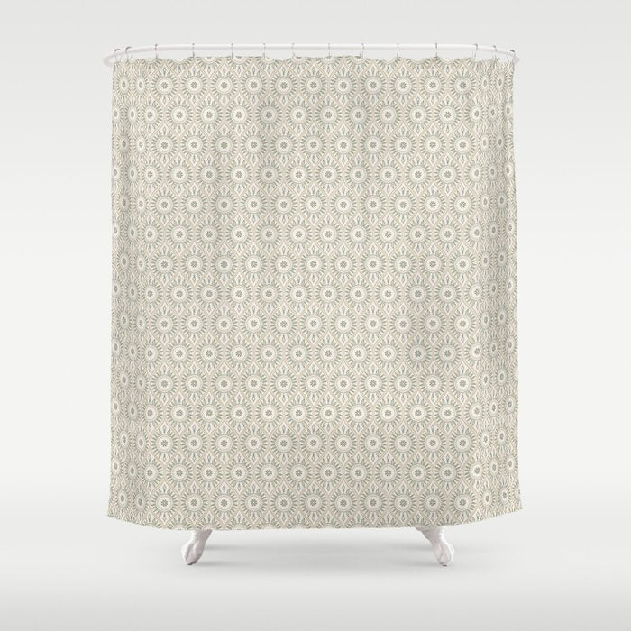 Neutral Botanicals Shower Curtain