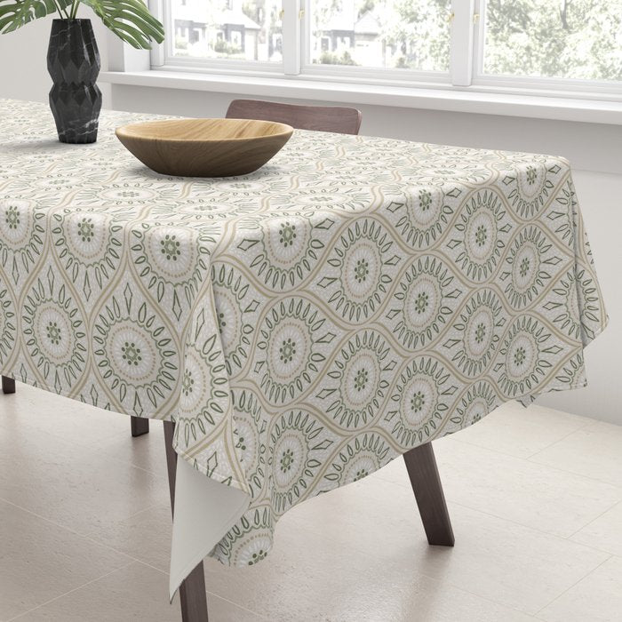 Neutral Botanicals Tablecloth Gallery Image 3