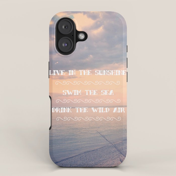 Live in the Sunshine, Swim the Sea iPhone Case Gallery Image 1