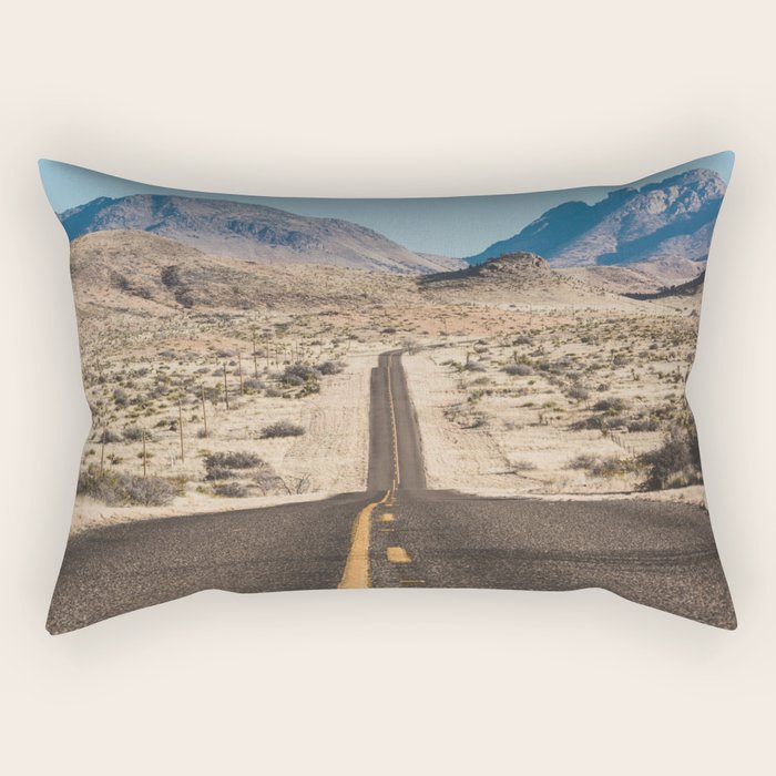 High Desert Highway Rectangular Pillow Gallery Image 2