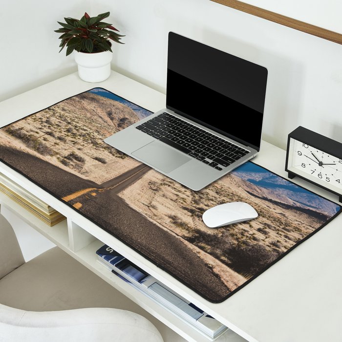High Desert Highway Desk Mat Gallery Image 2
